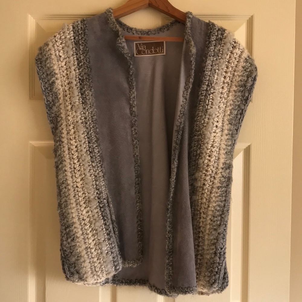 Custom-Made Suede & Wool Women’s Vest